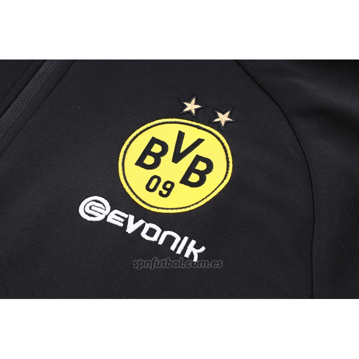 Chandal de Chaqueta del Borussia Dortmund 2023-2024 Negro